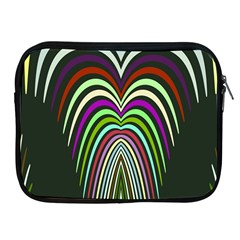 Symmetric Waves Apple Ipad 2/3/4 Zipper Case