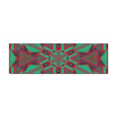 Green Tribal Star Sticker (bumper)