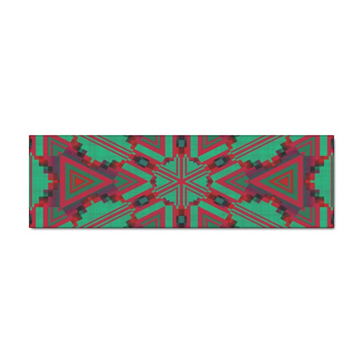 Green tribal star Sticker Bumper (100 pack)