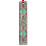 Green tribal star Large Book Mark Front