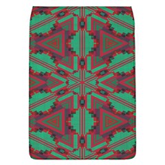 Green Tribal Star Removable Flap Cover (large)