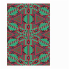 Green Tribal Star Small Garden Flag