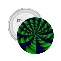 Green Blue Spiral 2 25  Button