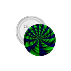 Green Blue Spiral 1 75  Button