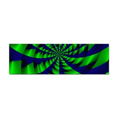 Green Blue Spiral Sticker (bumper)