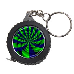 Green Blue Spiral Measuring Tape