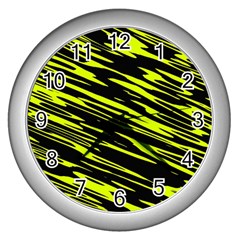 Camouflage Wall Clock (silver)