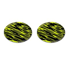 Camouflage Cufflinks (oval) by LalyLauraFLM