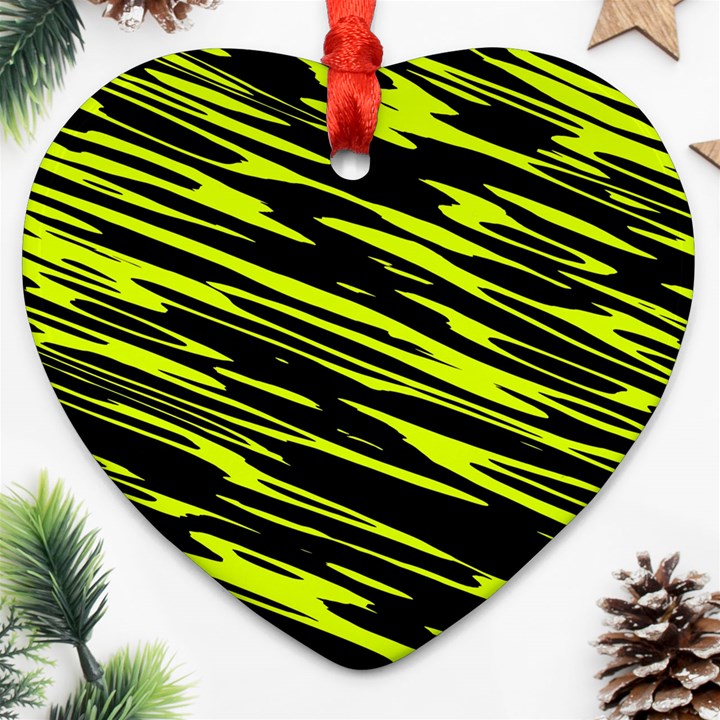 Camouflage Heart Ornament (Two Sides)