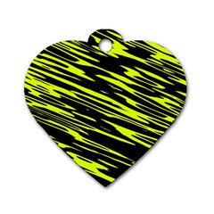 Camouflage Dog Tag Heart (one Side)