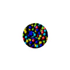 Colorful Balls 1  Mini Magnet