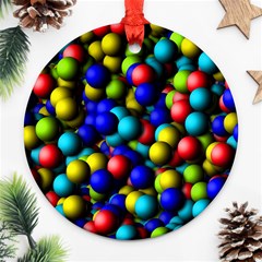 Colorful Balls Ornament (round)