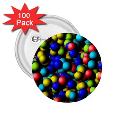 Colorful Balls 2 25  Button (100 Pack)