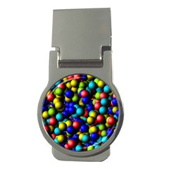 Colorful Balls Money Clip (round)