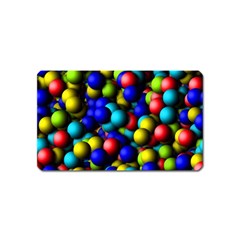 Colorful Balls Magnet (name Card)