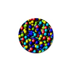 Colorful Balls Golf Ball Marker (10 Pack)