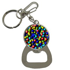 Colorful Balls Bottle Opener Key Chain