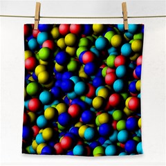 Colorful Balls Face Towel