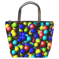 Colorful Balls Bucket Bag by LalyLauraFLM