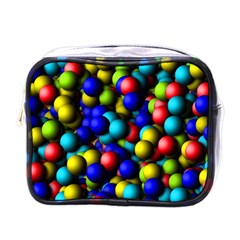 Colorful Balls Mini Toiletries Bag (one Side)