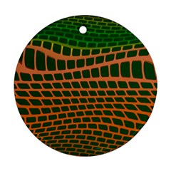 Distorted rectangles Ornament (Round)