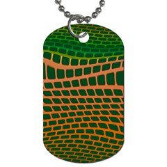 Distorted rectangles Dog Tag (Two Sides)