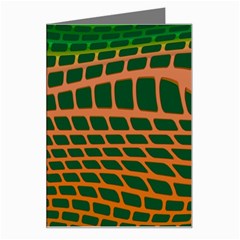 Distorted rectangles Greeting Card