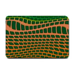 Distorted rectangles Small Doormat