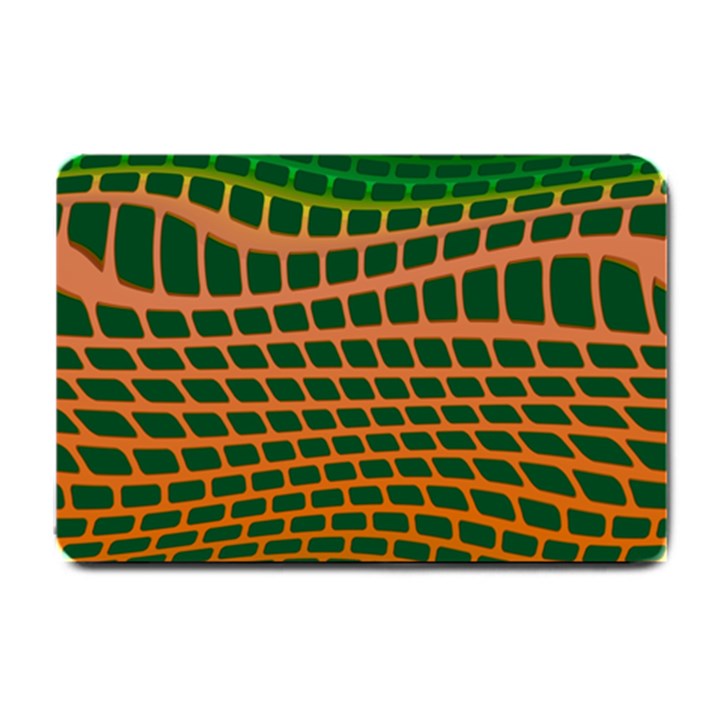 Distorted rectangles Small Doormat