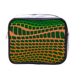 Distorted rectangles Mini Toiletries Bag (One Side)