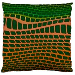 Distorted rectangles Large Cushion Case (Two Sides) Back