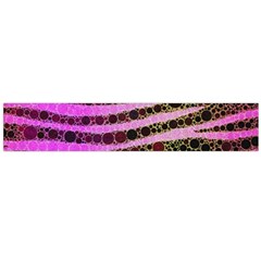 Hot Pink Black Tiger Pattern  Flano Scarf (large) by OCDesignss