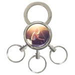 Boho Blonde 3-Ring Key Chain Front