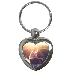 Boho Blonde Key Chain (heart)