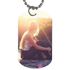 Boho Blonde Dog Tag (one Sided) by boho