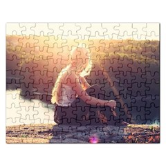 Boho Blonde Jigsaw Puzzle (rectangle) by boho