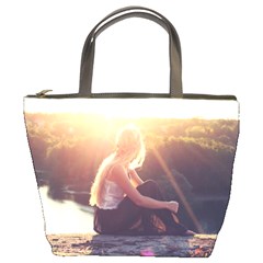 Boho Blonde Bucket Handbag by boho