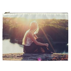 Boho Blonde Cosmetic Bag (xxl)