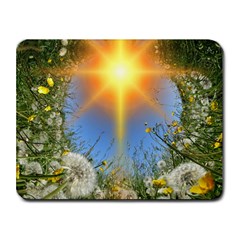 Dandelions Small Mouse Pad (rectangle) by boho