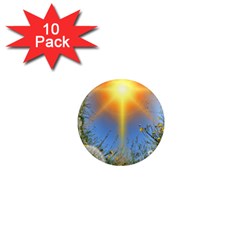 Dandelions 1  Mini Button Magnet (10 Pack)