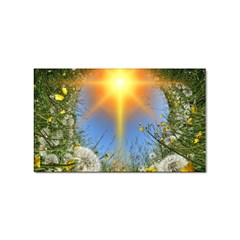 Dandelions Sticker (rectangle) by boho