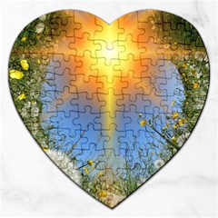 Dandelions Jigsaw Puzzle (heart)