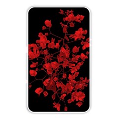 Dark Red Flower Memory Card Reader (rectangular)