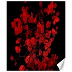 Dark Red Flower Canvas 8  x 10  (Unframed) 8.15 x9.66  Canvas - 1