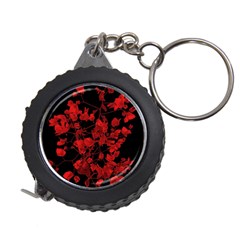 Dark Red Flower Measuring Tape