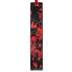 Dark Red Flower Large Bookmark