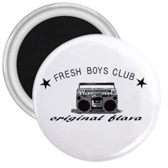 Original Fresh 3  Button Magnet