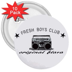 Original Fresh 3  Button (10 Pack)