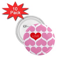 One Love 1 75  Button (10 Pack) by Kathrinlegg