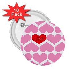 One Love 2 25  Button (10 Pack)